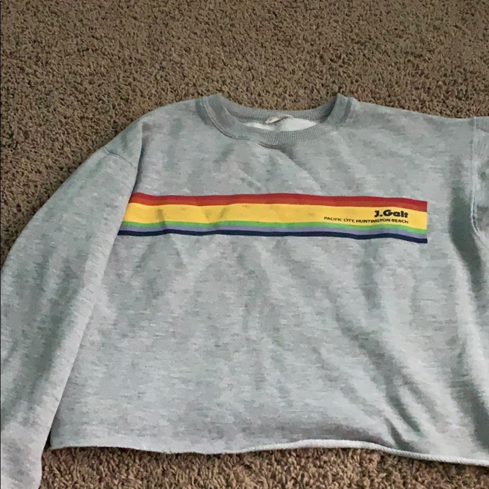 brandy melville cropped sweatshirt